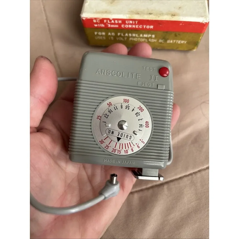 Anscolite II  Bc Flash Unit With 3 Mm Connector‎ For Ac Flash Lamps 2431 In Box